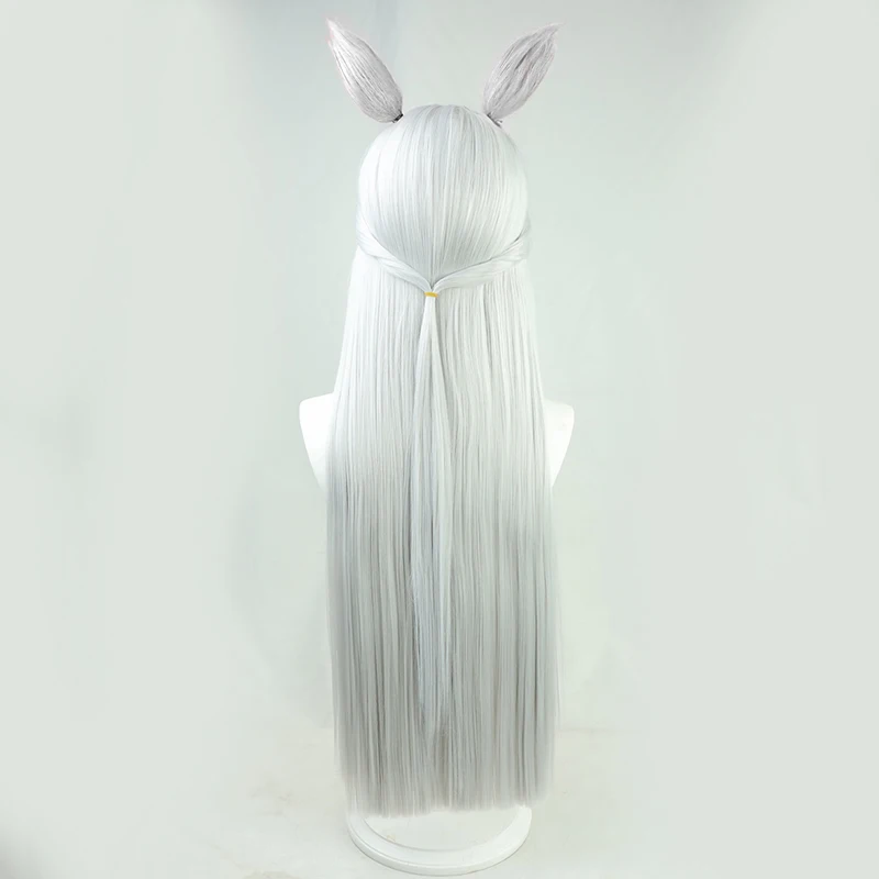 Juego Pretty Derby Gold Ship Cosplay peluca Gōrudo Shippu GolShi Cosplay peluca pelo blanco para fiesta de Halloween adultos mujeres hombres