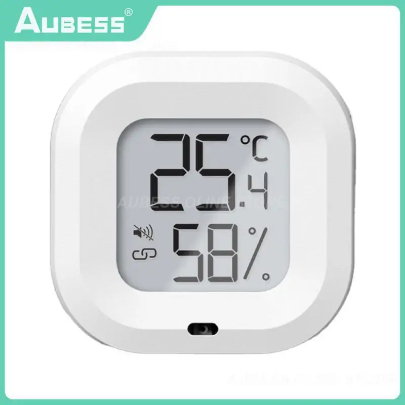 

Mini Bluetooth5.0 Temperature Humidity Sensor LCD Digital Home Thermometer Monitoring Hygrometer Detector APP Real-time Display