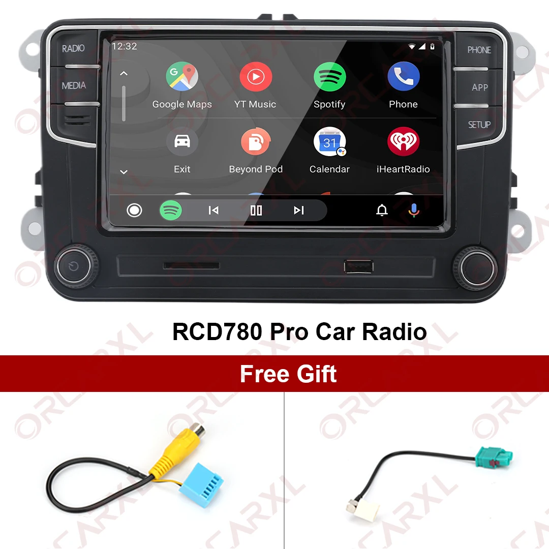 Noname RCD780Pro Android Auto Carplay Car Radio 7 inch Screen Bluetooth for VW Golf MK5 6 Passat B5 B6 B7 Caddy Octavia CC POLO