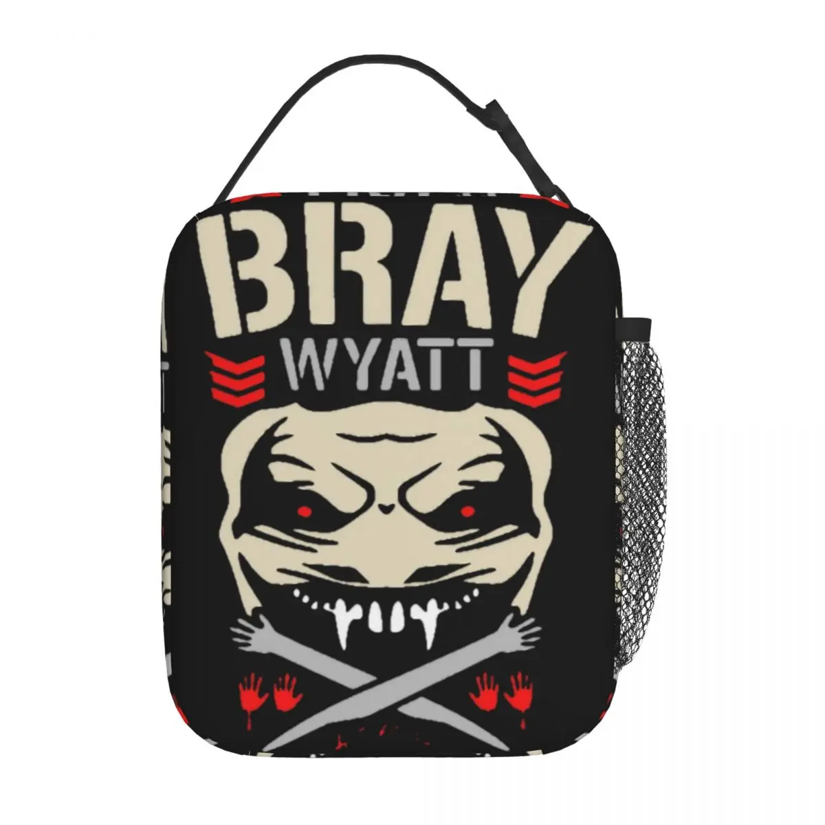 Bray Wyatt Let Me In Thermal Insulated Lunch Bag for Travel Portable Food Bag Men Women Cooler Thermal Lunch Boxes