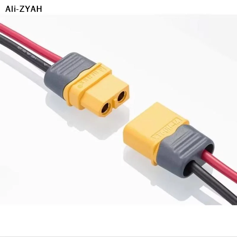 1 Pair XT60H Male Female Bullet Connectors Plugs With Sheath XT60 Upgrade Connectors For Lithium Battery RC Planes Car