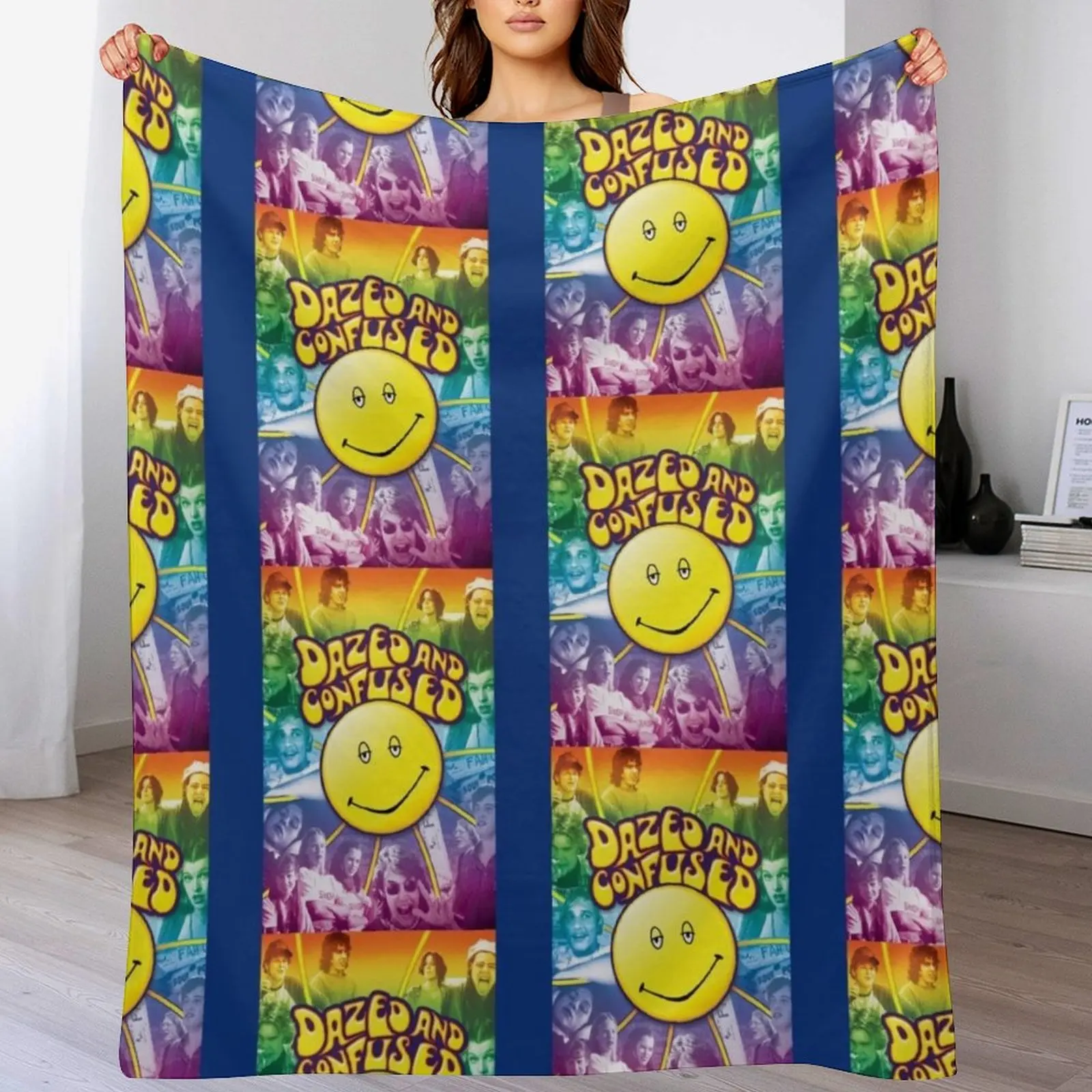 

Dazed and Confused Perfect Gift Throw Blanket warm for winter christmas decoration Designers Soft Blankets