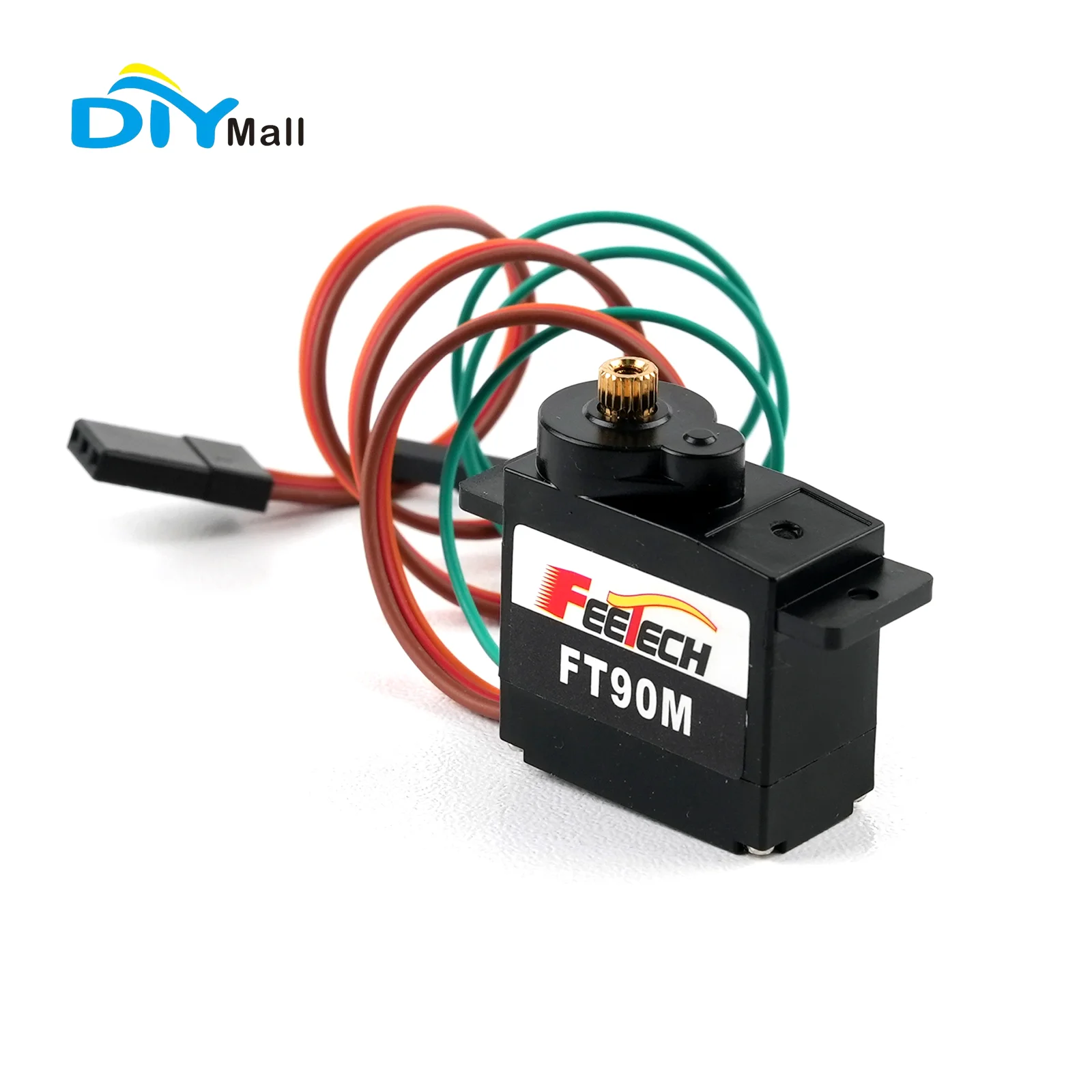 Feetech FT90M Mini 180 Degree Angle 2kg Torque Micro Robot RC Servo Motor with Metal Gear for Automatic Curtain/Smart Lock