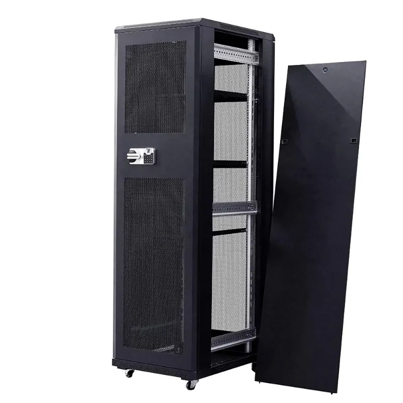 مجموعة ملحقات كاملة لخزانة الشبكة لرفوف الخادم بما في ذلك قضبان تركيب مسامير صواميل القفص #4