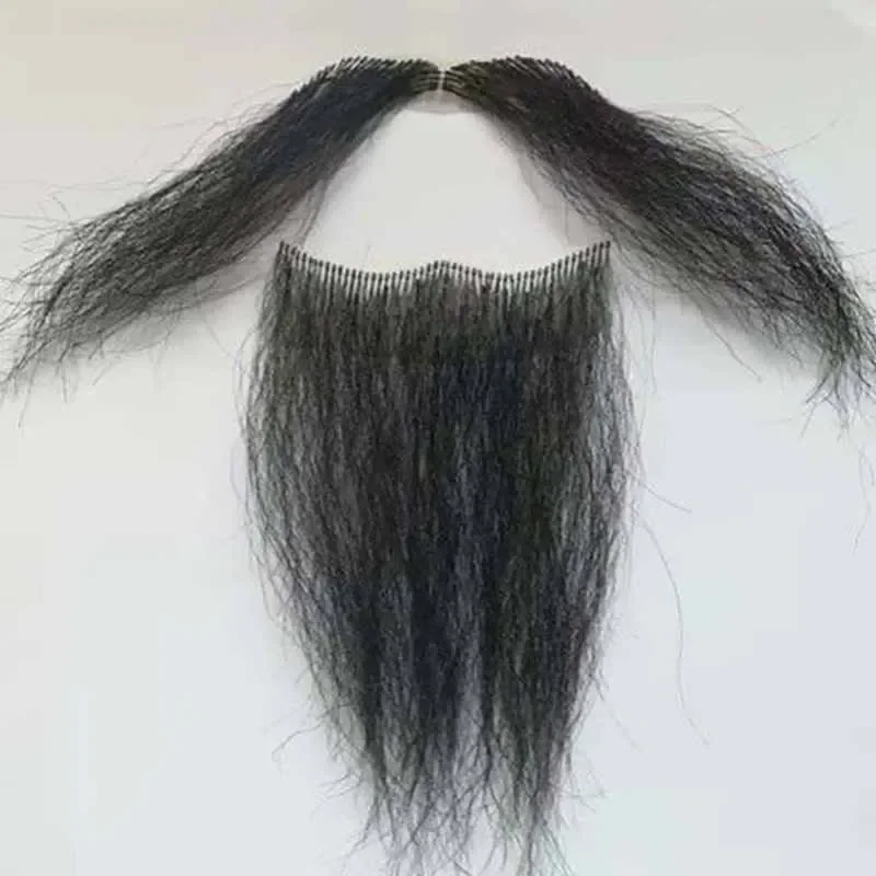 

Fake Mustache Stage Film Performance Television Crew Props Artificial Beard Cosplay Mustache Long Beard