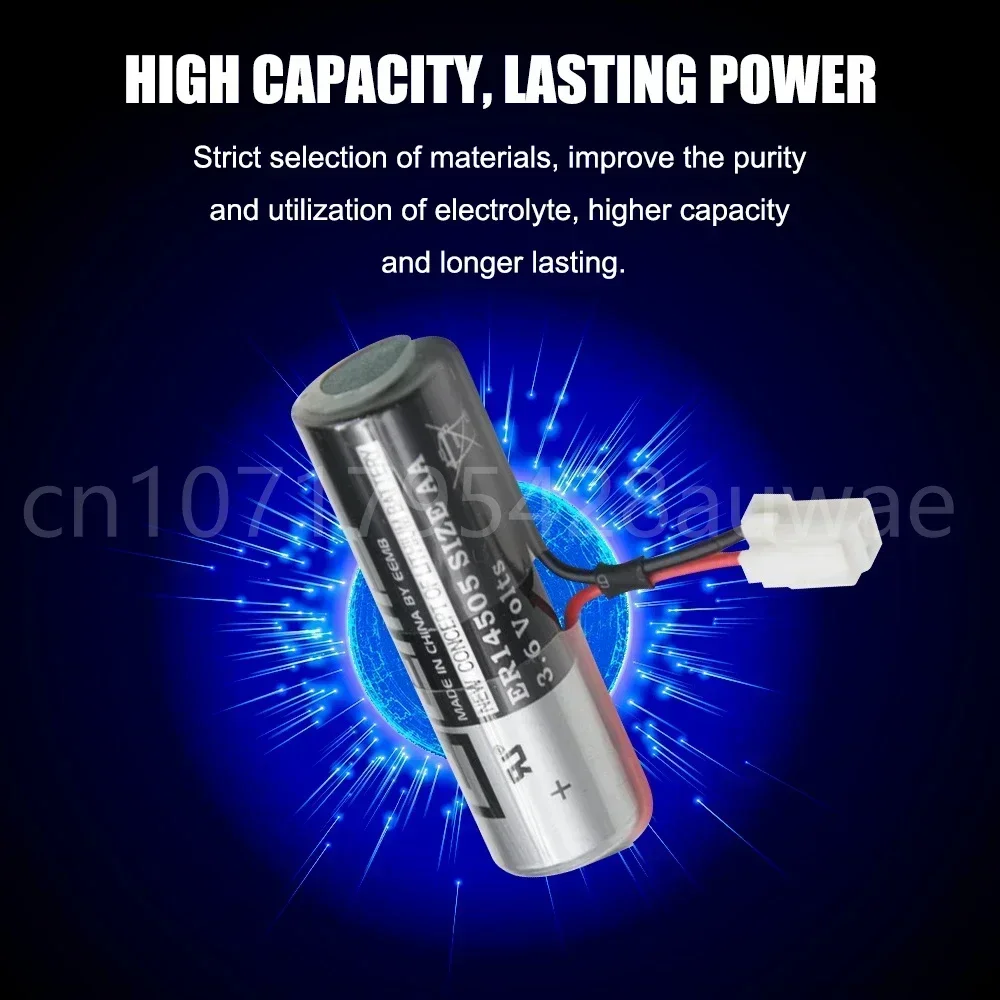 10PCS ER14505 ER14505H AA 3.6V 2400mAh Energie Lithium Batterij Slimme Meter Batterij met Plug