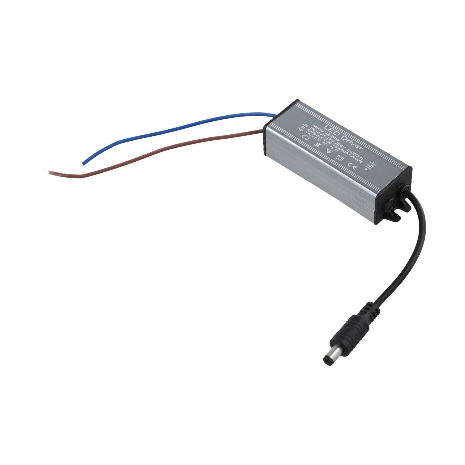 600mA LED Power Power Adapter Temperature Range 0-40 C Lifespan 8000H Overload Protection Weather Resistant Power Adapter