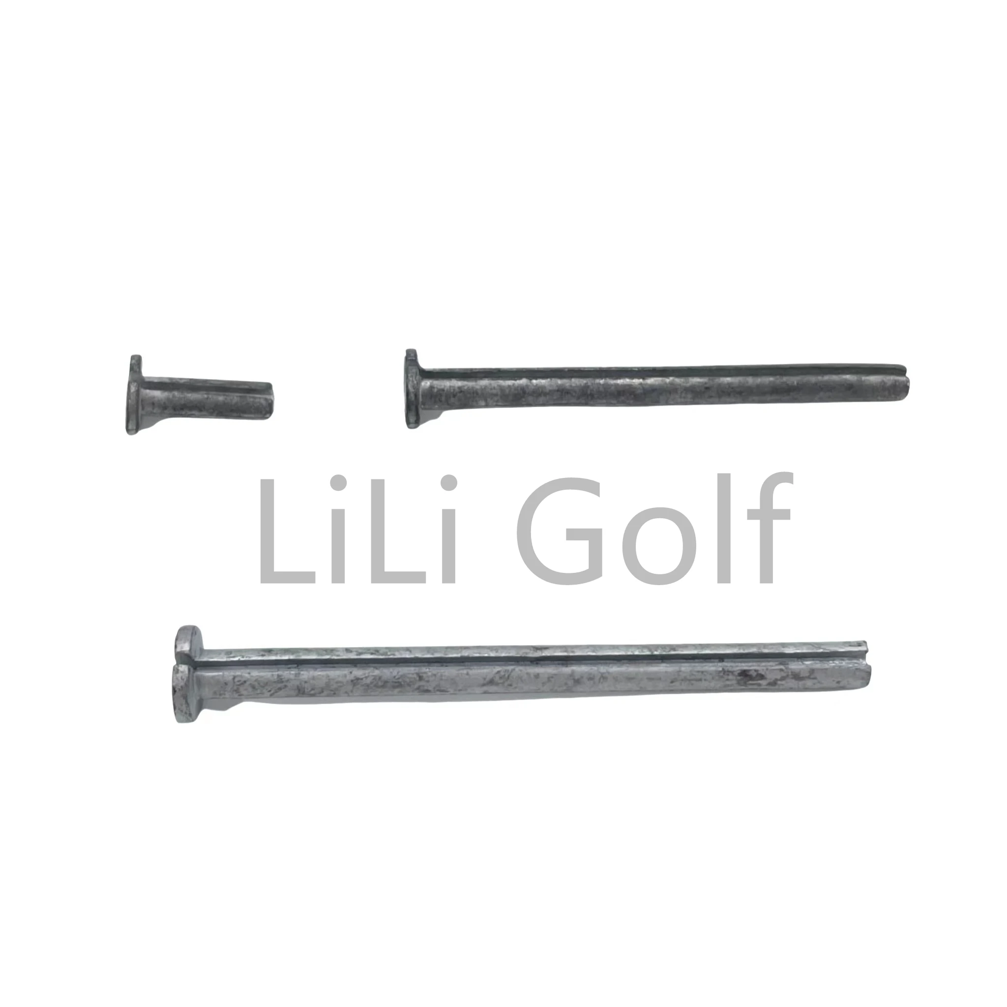 10Pcs Golf Club Assembling Accessories Balance Ding Golf Shaft Swing Nail Plug Weights,Slender for Wood,Coarse for Irons