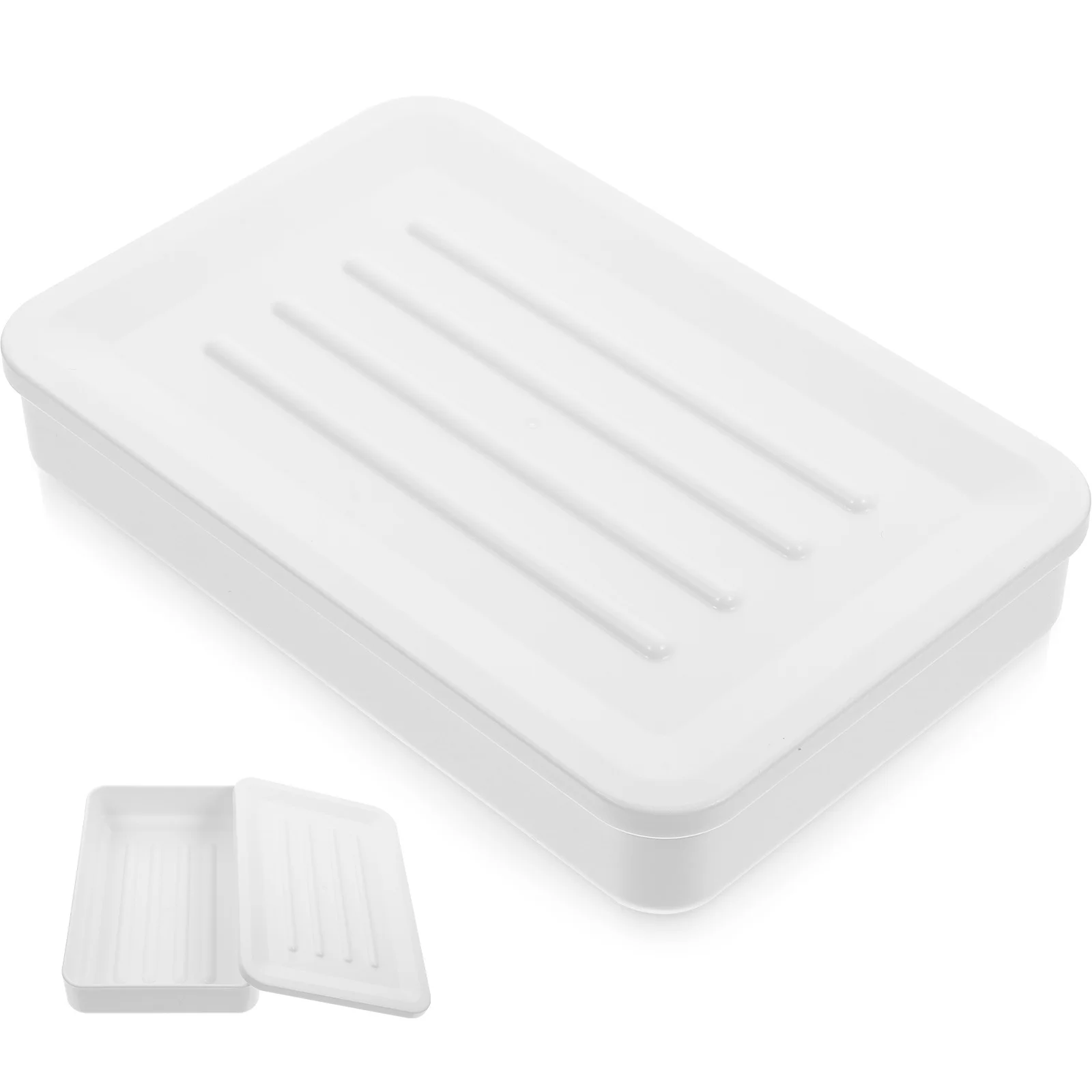 Scatola per matite multifunzione di grande capacità, custodia per penne in plastica durevole, organizer per forniture per ufficio scolastico