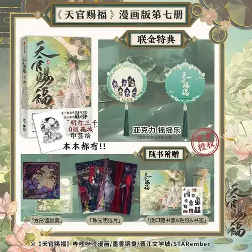 Heaven Official's Blessing Official Comic Vol.7 Book Tian Guan Ci Fu Manga Book Chinese BL Comics Xie Lian, Hua Cheng TGCF MXTX - Image 10