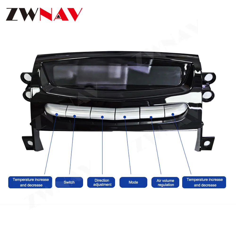 Para cadillac xt5/xt6 2016-2024 modelos ac sistema de controle de ar condicionado traseiro tela de toque acessórios do carro cadillac