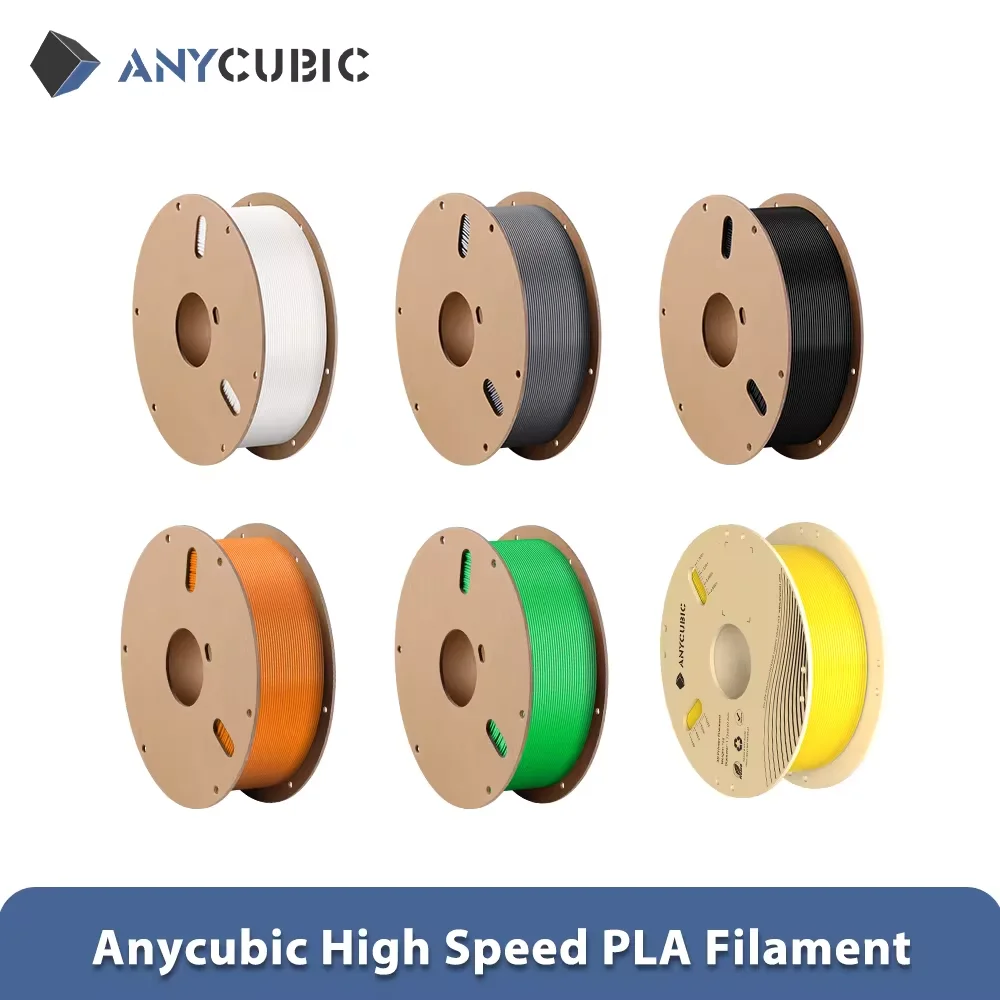 

ANYCUBIC High-Speed PLA Multicolor Filament 1.75mm 1kg/Roll Plastic Rubber Consumables Material For FDM 3D Printer Kobra