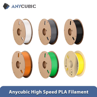 ANYCUBIC High-Speed PLA Multicolor Filament 1.75mm 1kg/Roll Plastic Rubber Consumables Material For FDM 3D Printer Kobra