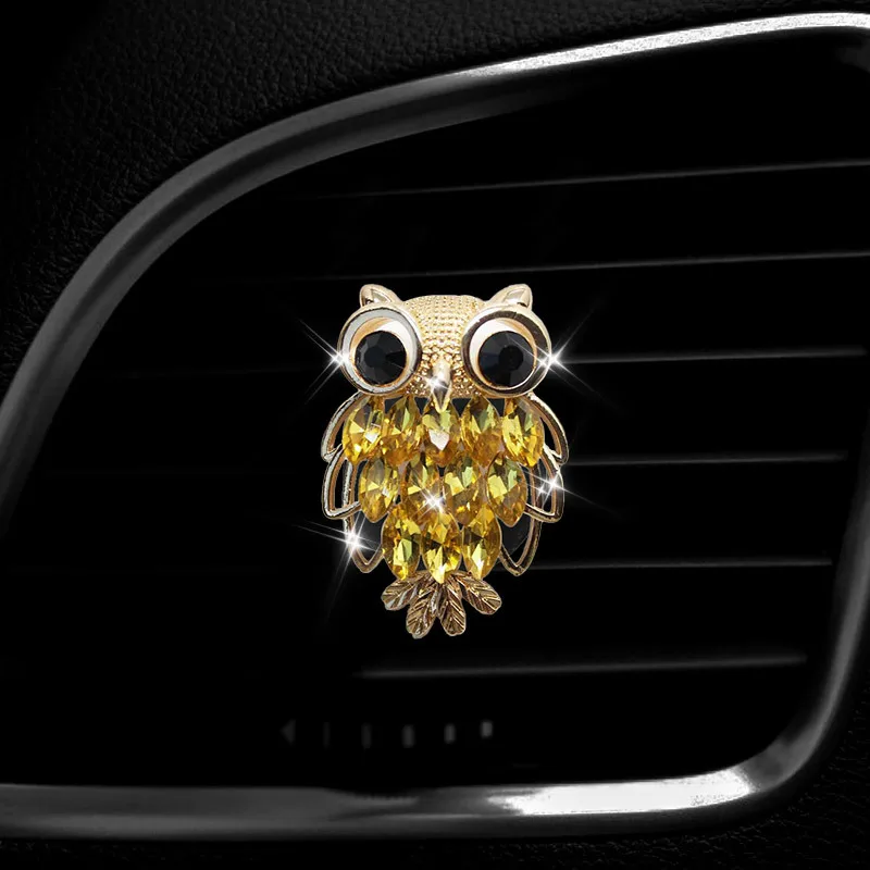 Owl Style car air freshener perfume bottle diffuser in the car auto Air conditioner outlet vent air Perfume clip