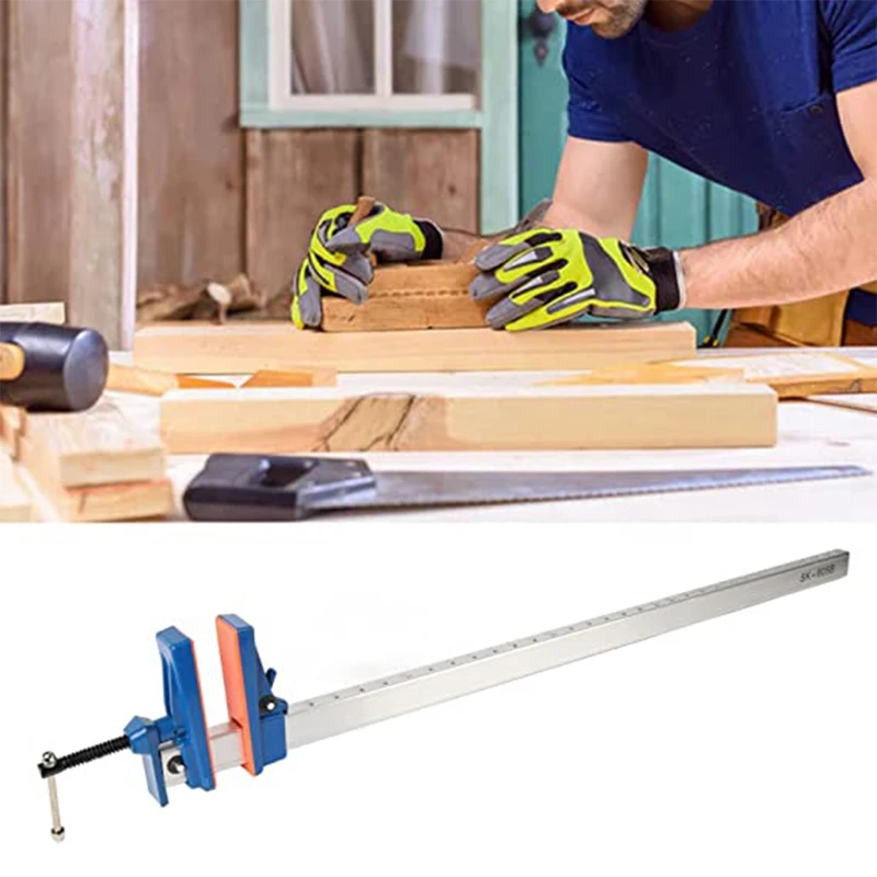 Alumínio Alloy Fixo Clip para Carpintaria, Horizontal e Vertical Fixture, 24 in