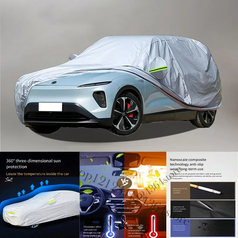 

For NIO EC7 Auto Anti snow Anti dust Anti-uv Anti peeling paint And Anti Rainwater 210t car cover Car cover Protection