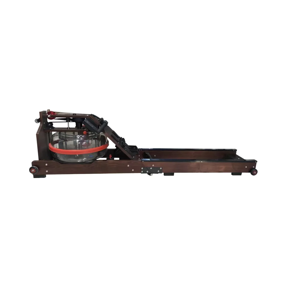 Wooden Water Rowing Machine, Professional Commercial Fitness Equipment for Full-Body Strength & Cardio Training