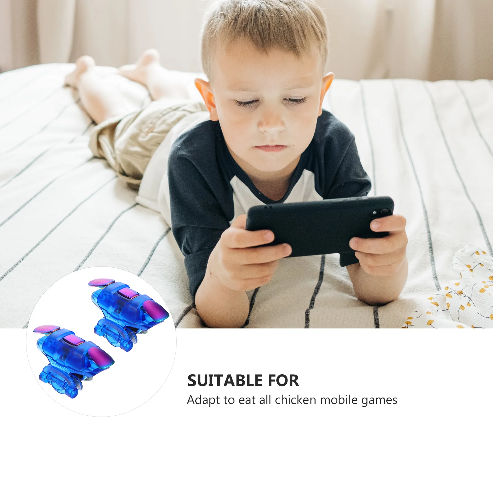 

1 Pair Metal Handle Lightweight Portable Mobile Controller Trigger For Phone Durable Game Accessories Game Trigger