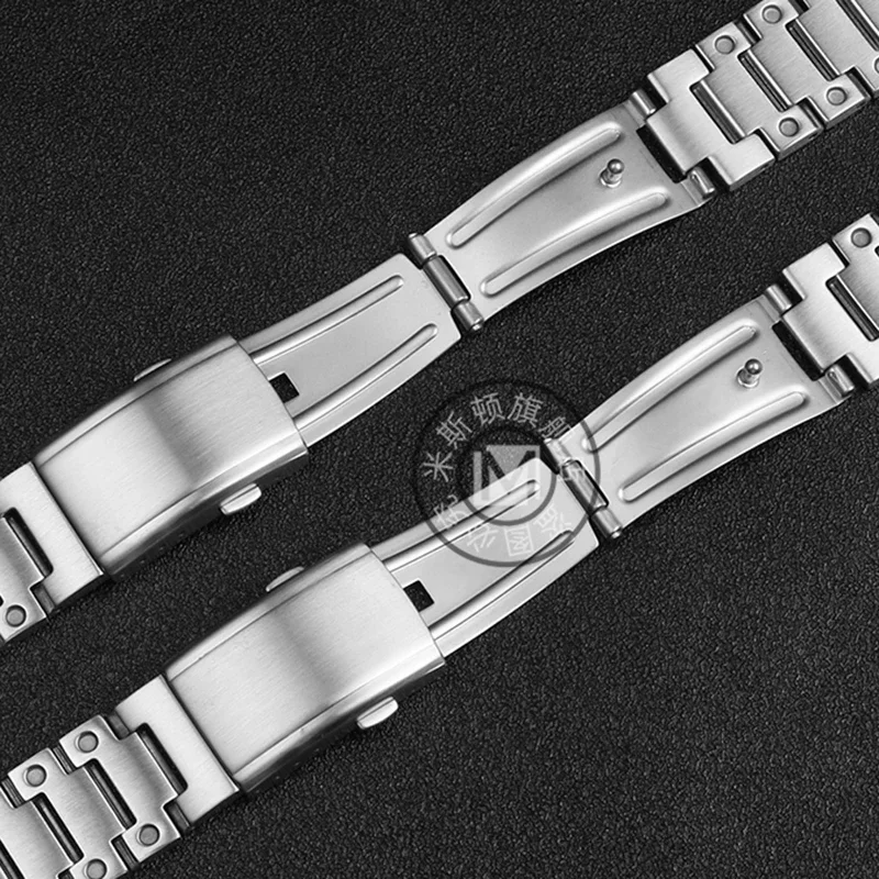 23 مللي متر 24 مللي متر حزام ساعة من الفولاذ الناعم لساعة كاسيو PROTREK PRG-600 \ 650 PRG-6600 / 30 / 50 / 60 / 70 سوار معصم معدل