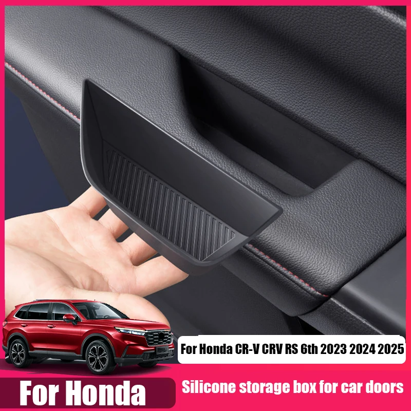 

For Honda CR-V CRV RS 6th 2023 2024 2025 Door handle storage box made of silicone material interior storage box