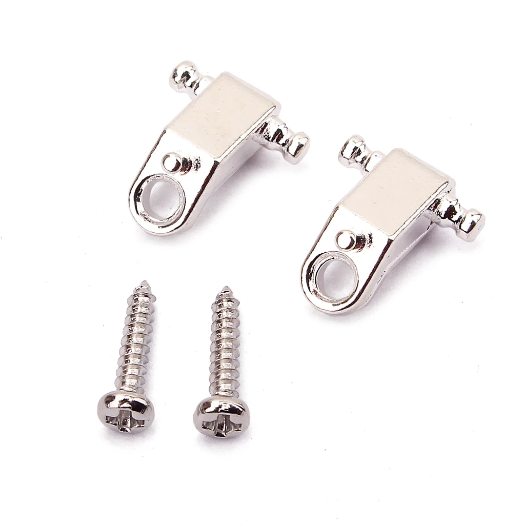 Electric Guitar Roller String Trees Retainer Guides Set Of 2 W/ Screw Random