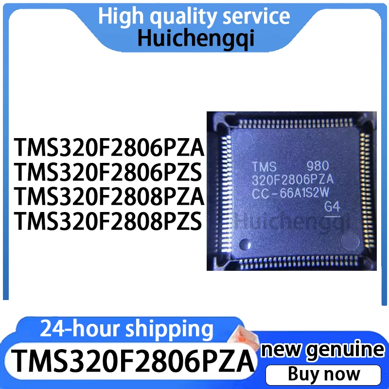 1PCS Original Genuine TMS320F2806PZA TMS320F2806PZS TMS320F2808PZA TMS320F2808PZS LQFP-100 Microcontroller