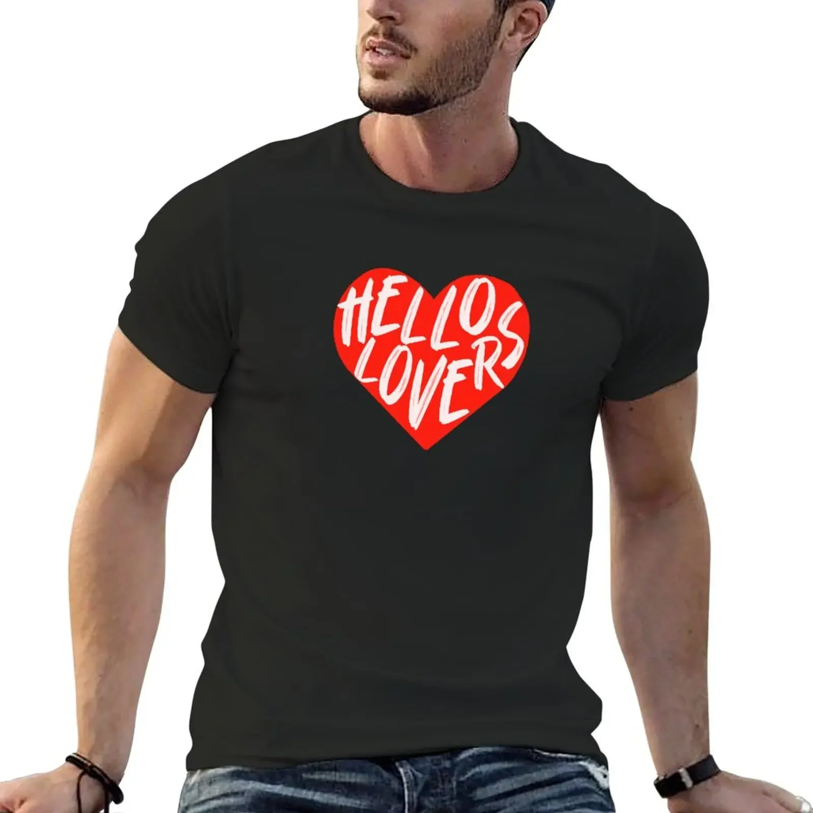 

Hello lovers Niall Horan red heart T-Shirt sublime oversized t shirt customs design your own Short sleeve tee men