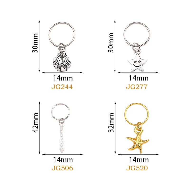 Gioielli per capelli bohémien 5 pezzi Polsino per capelli con ciondolo in piuma di gufo Anelli in metallo senza nichel per dreadlocks sottili e spessi