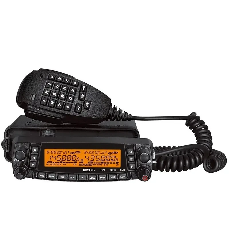 Quad Band Transceiver TH9800 PLUS Dual Display Walkie Talkie Base Station Two Way Radio TYT TH-9800 Plus 50W Mobile Car Radio