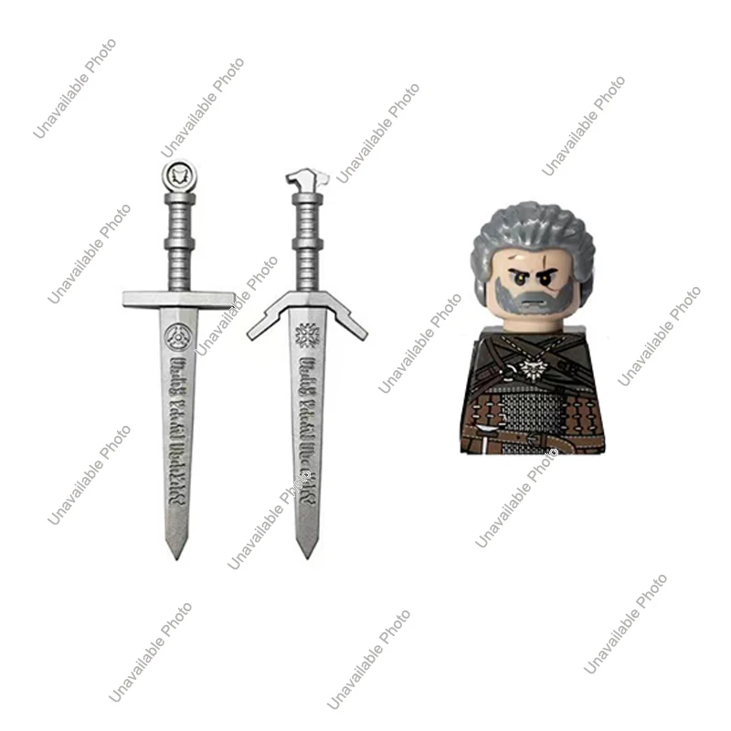 Movies Witcher Geralt Ciri Anime Figs Bricks Dolls Mini Action Toy Figura Building Blocks Assembling Toys Model Birthday Gifts