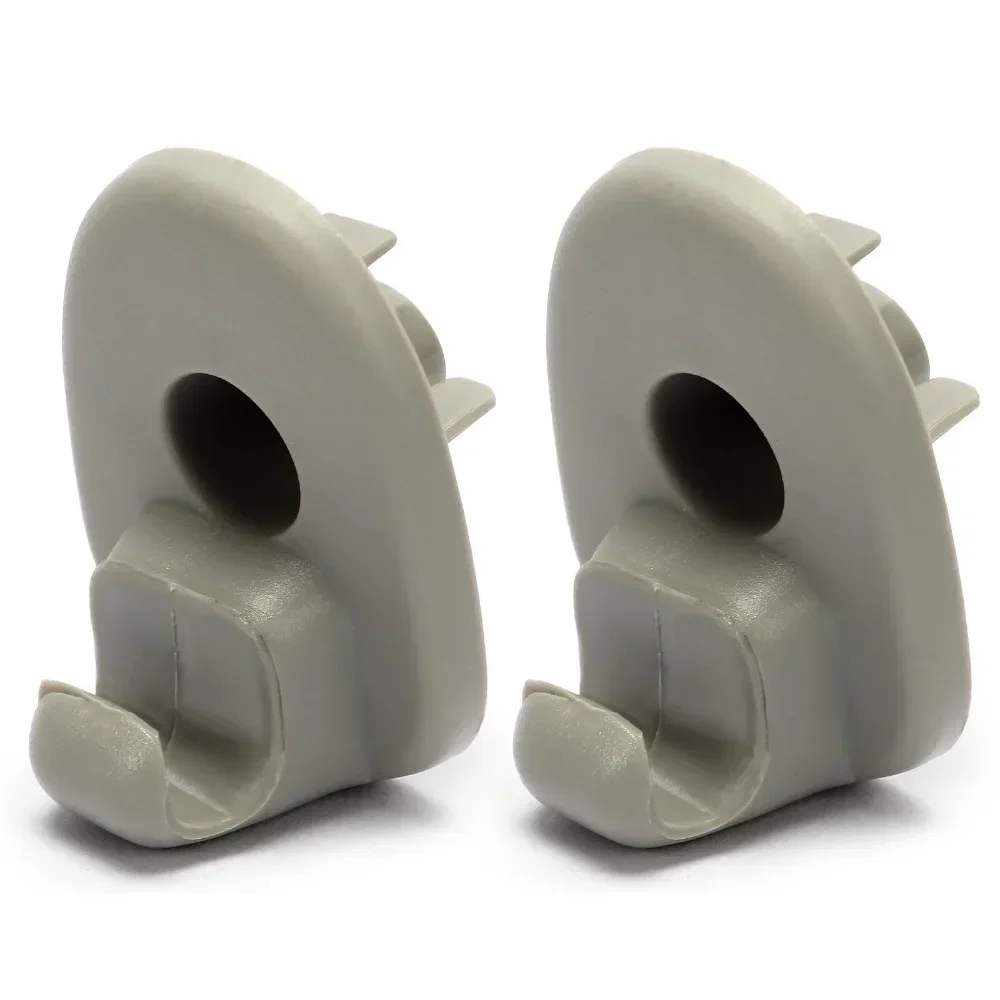 2pcs For 05-12 Jeep Liberty & Dodge Nitro Sun Visor Clips Retainer Replacement Sun Visor Buckle Fixing Clip
