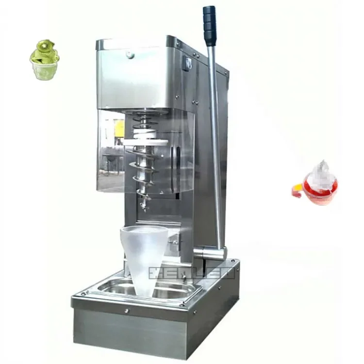 

Soft Swirl Drill Freeze Frozen Yogurt Blender Fresh Real Fruit Ice Cream Blending Machine For Ice Cream