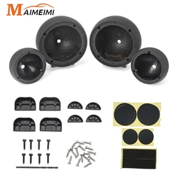 2pcs Car Speaker Holder Bracket Shell Horn Bracket Audio Media Tri Frequency Inversion Mid High Tone Cup Shell Holder Cover