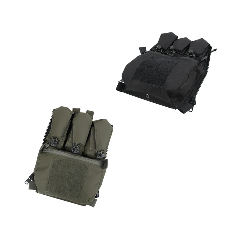 Tactical Hunting Vest Accessories New Styling Vest Dedicated Back Panel Zipper Bag BK/RG
