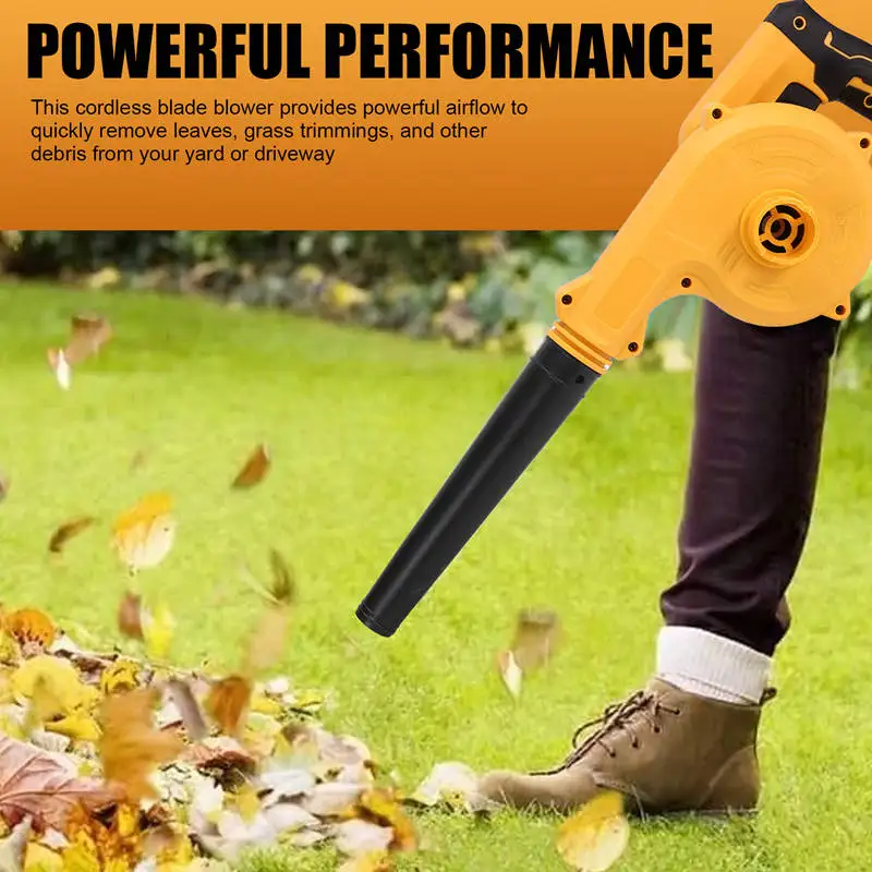 Brush Cordless Leaf Blower For Dewalt Battery 2-In-1 Air Blower And Vacuum (No Battery)