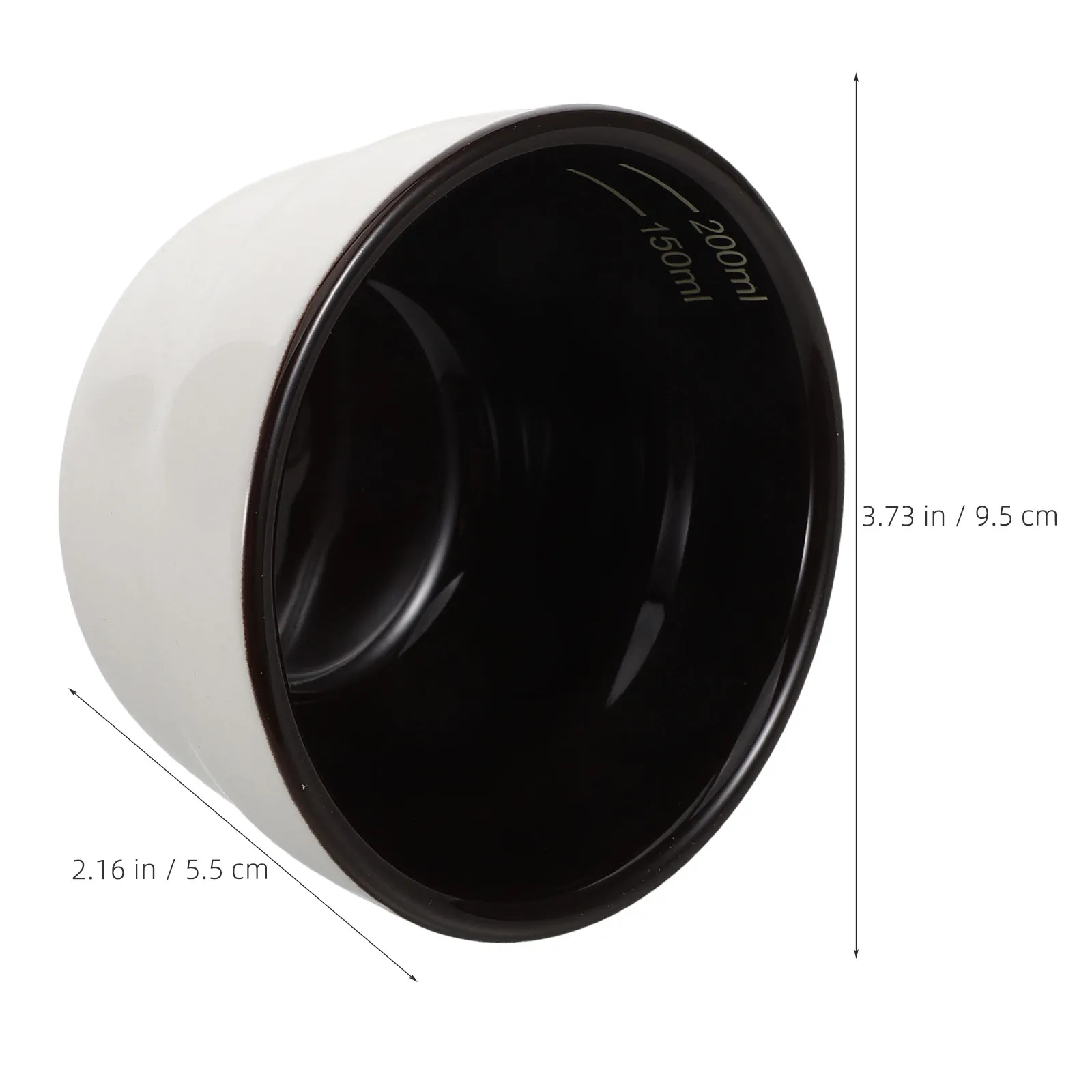 2 pcs 200Ml Ceramic Coffee Cupping Precision Measuring Bowl Halloween Christmas New Year Ceramic Espresso Dosing Cup Tools