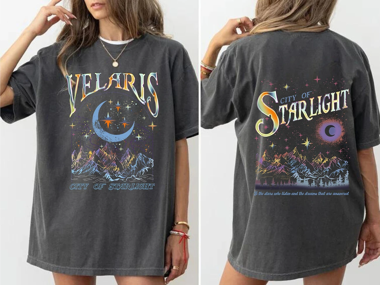 Shirt Sarah J Maas Merch 100%Cotton Shirt Retro ACOTAR Velaris City of Starlight Book Lover Gift Loose Shirt For Unisex Y2K Tee