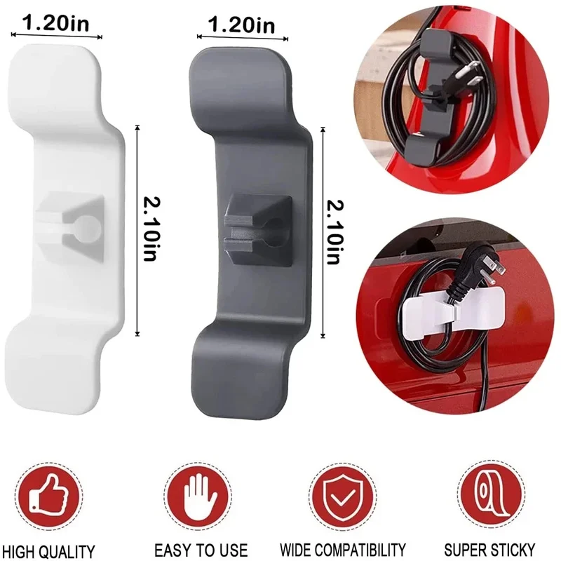 1-4pcs Cord Wrapper Cable Holder Clip Clamp Cord Organizer Cables Storage For Kitchen Mixer Blender Coffee Maker Air Fryer