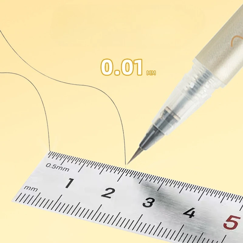 0,01 mm micro-precisie eyeliner pen waterdicht zweetbestendig vloeibare formule de hele dag dragen geen vlekken voor gevoelige ogen beginners
