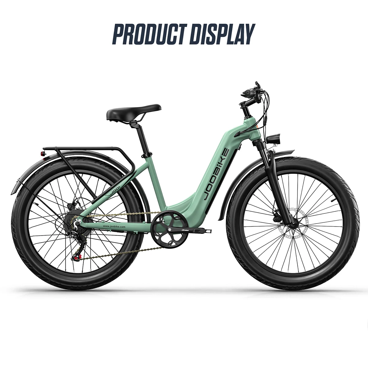 JOOBIKE JOO1 Elektrofahrrad für Erwachsene, Herren E-Mountainbike, 48V17.5AH Akku, 26 Zoll Reifen, All-Terrain E-Bike – Detail 12