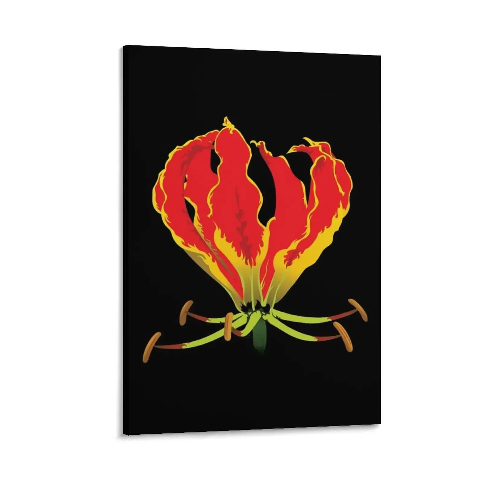 

African Flame Lily Canvas Painting decoration for the room Decoration bedroom Decorative painting for bedroom