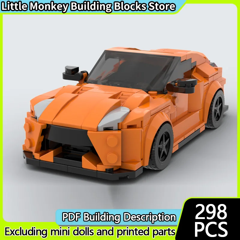 

Speed Racing Car Model MOC Building Bricks 370Z Modified Sports Car Modular Technology Children Holiday Gifts Assemble Toys Suit