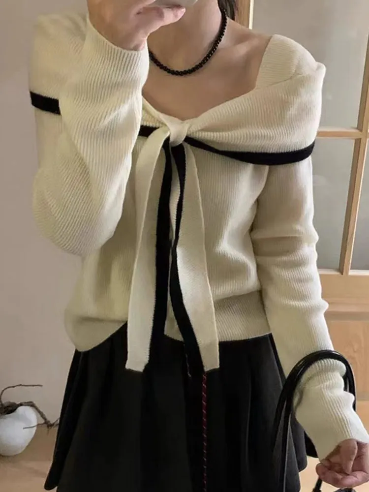 

Hebe Sle Удобный длинный светящийся вязаный облегающий цветной свитер Blo Корейская версия для поездок на работу Faion Утягивающая основа irt