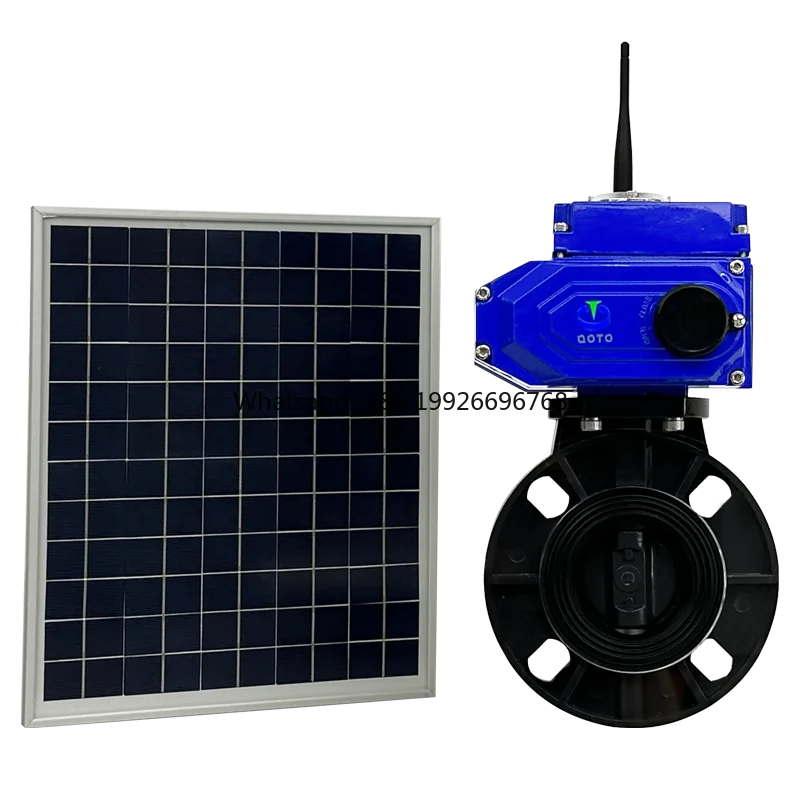 

4G/LoRa Solar Smart Motorized Valve Wireless Electric Actuator Butterfly Valve Controller for Agriculture Automatic Irrigation