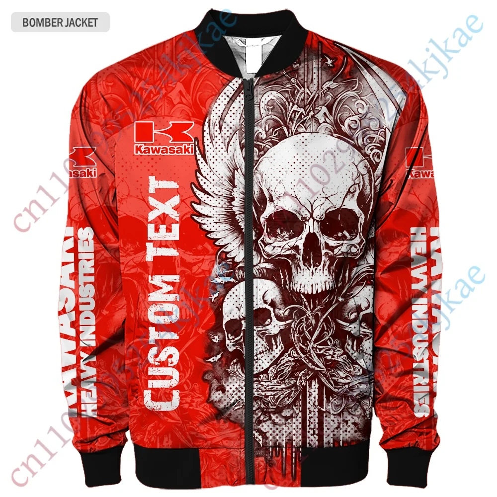 가와사키 자켓 남성 의류 하라주쿠 봄버 자켓 겨울 야구 유니폼 경량 남성 의류 두꺼운 코트 스트리트웨어