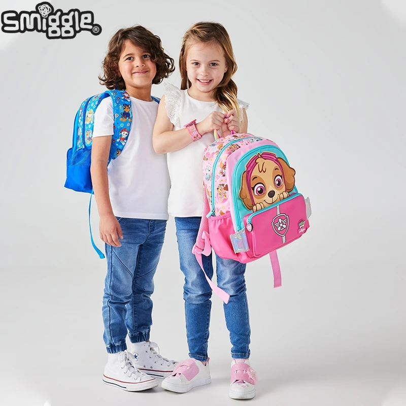 In Stock Genuine Australia Smiggle Children Student School Bag Wallet Pen Case Lunch Bag Double Shoulder Backpack Child Gift