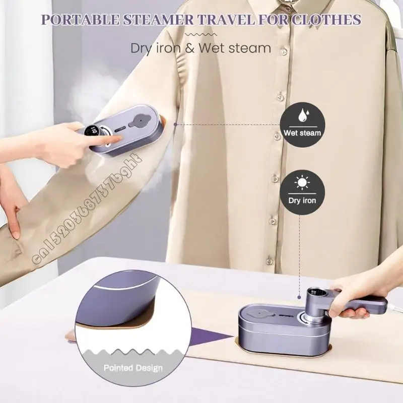 4XFB Household Handheld Steam Iron Garment Steamers Ironing Machine For Clothes 110ml
