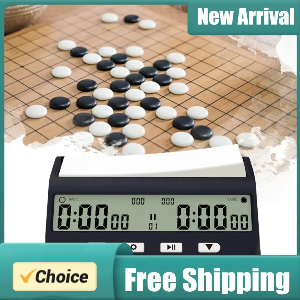 Chess Clock with Basic  Delay and Positive Time Features Digital Chess Timer Portable Digital Chess Clock