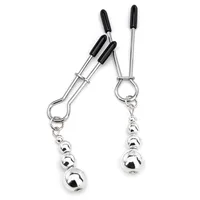 Metal Nipple Clamps clips ring bell BDSM breast Bondage restraint Sex Toy For Women Couple play Game - Image 3