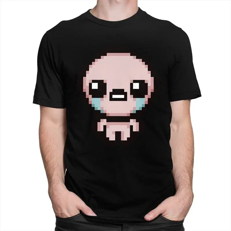 Custom Cool The Binding Of Isaac Pixel T Shirt Men Short Sleeves 100% Cotton T-shirt Leisure Tees Streetwear Tshirt